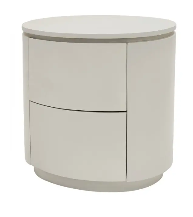 Oval side cabinet