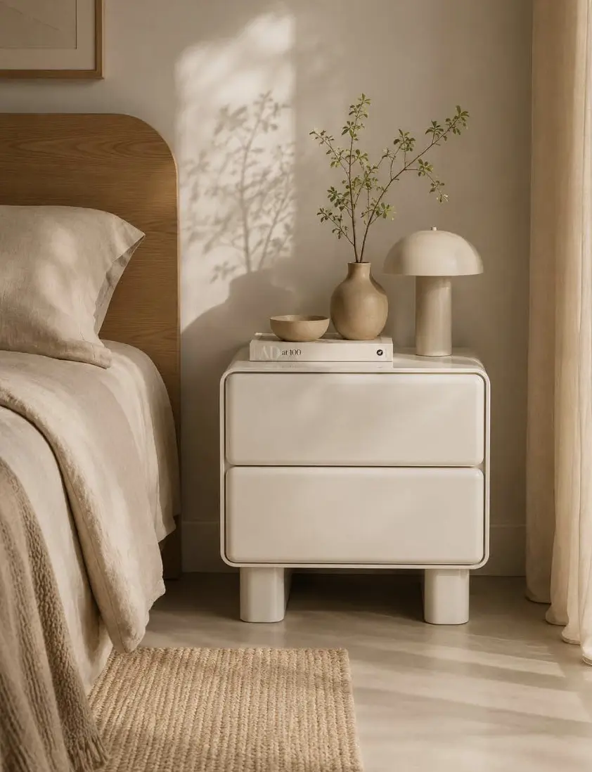 Flint Bedside Table